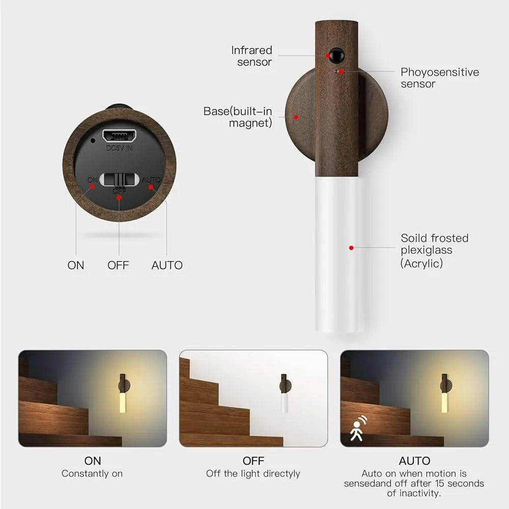 Intelligent Induction LED Light