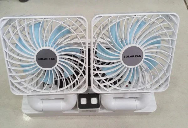 Solar Dual Head Fan