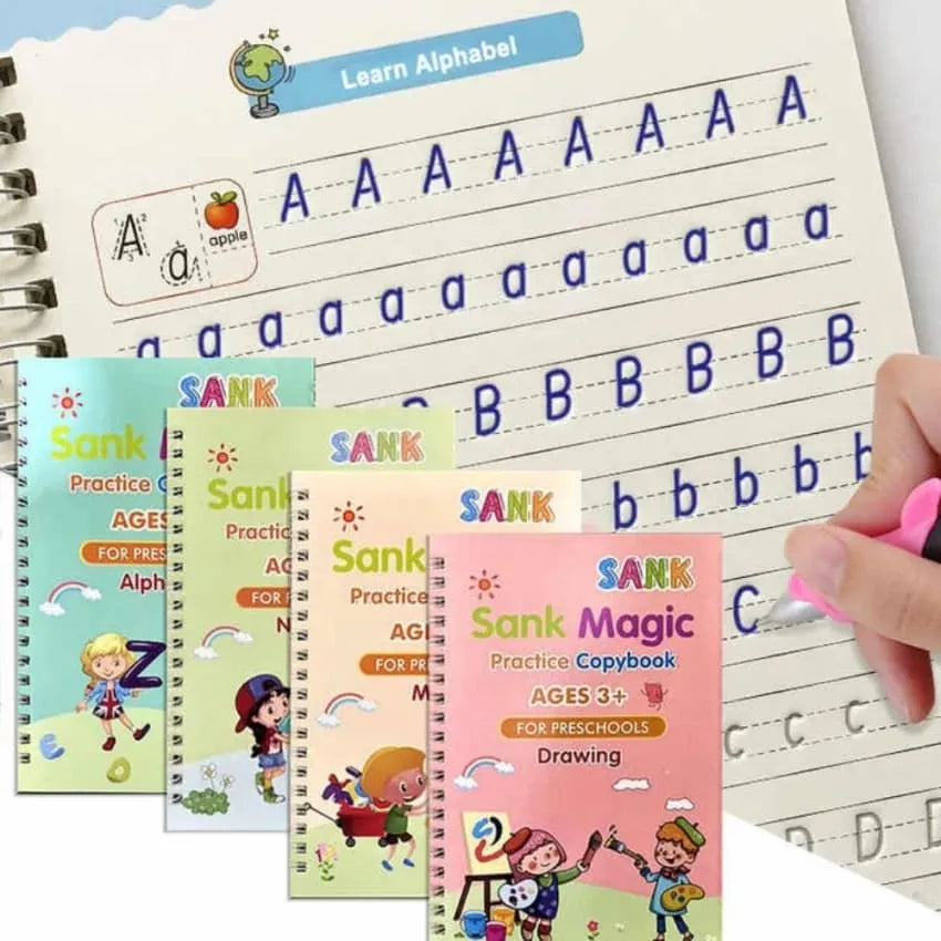 Magic Book With Pen & Catridges (Pack of 4)