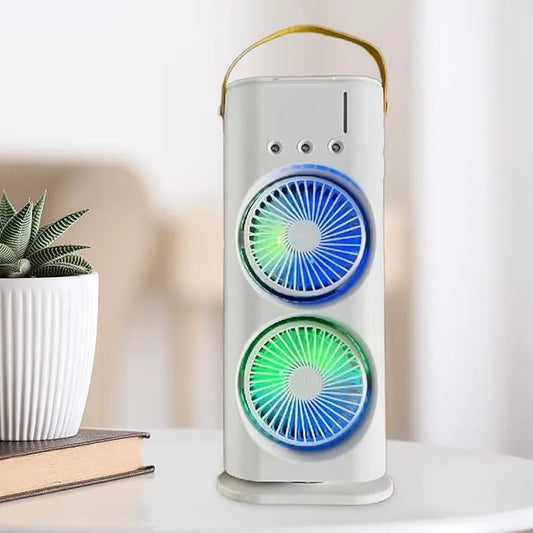 Tower Double Head Mist Fan
