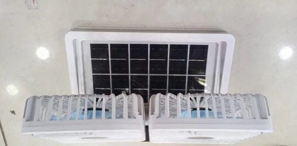 Solar Dual Head Fan