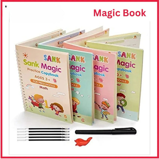Magic Book With Pen & Catridges (Pack of 4)