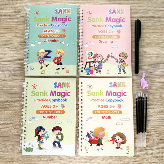 Magic Book With Pen & Catridges (Pack of 4)